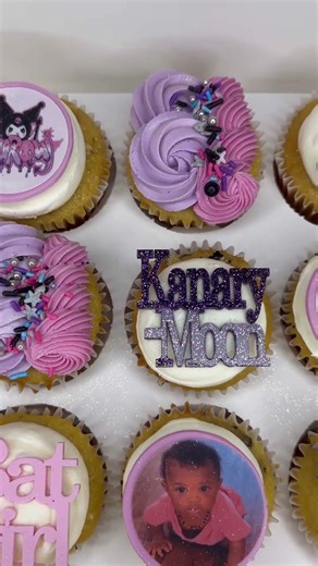 Kuromi Themed Cupcakes #cake #cakedecorating #cupcake #birthdaycake #baking