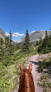 9.7K views · 1.1K reactions | Hope these hoofbeat sounds are exactly what you need to start your day off right 冀 #montana #glaciernationalpark #crackerlake #horses #horseriding #mountains #backcountry #morningmeditation #equineasmr #hoofbeats #love #scenery #reddeadredemption2 #greengoldandblues | Green, Gold and Blues | Facebook