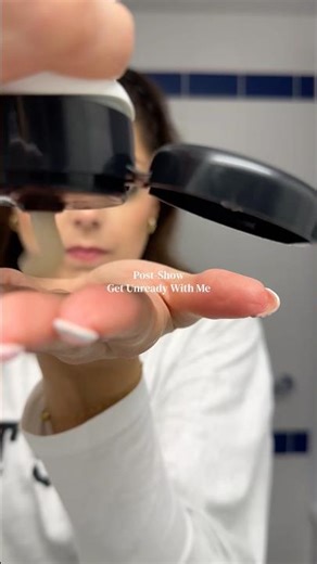 Hotel Nights = A super simple post show routine ✨🎤 #musicaltheatre #getunreadywithme #performer