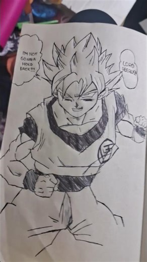 Drawing goku #goku#vegeta#beerus#dragonballsuper