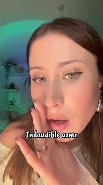 ASMR inaudible whispering & mouth sounds ✨#asmr #asmrshorts