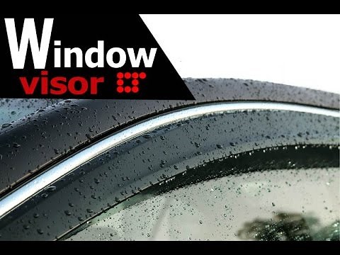 Window Visor Window Deflector Installation Guide Clip-On by LT Sport