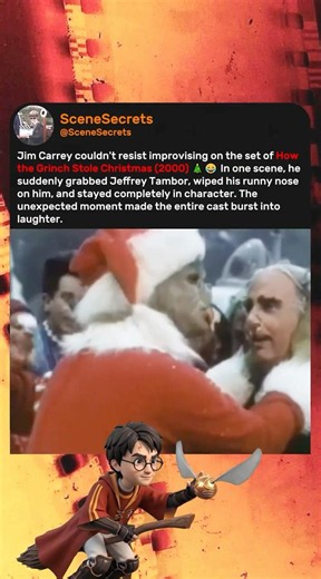 Jim Carrey’s Disgusting Improvised Moment On The Grinch Set! 😱🎄
