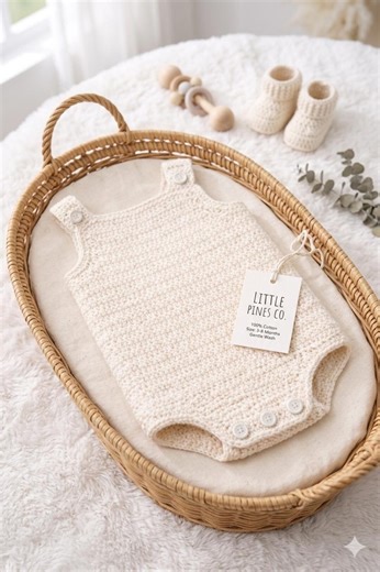 Crochet Baby Romper Pattern – DIY Unisex Outfit (3-6 Months) (PDF Pattern) - Etsy