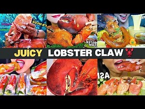 🦞🔥 Cracking the BIGGEST LOBSTER CLAW Ever 😳 Ultimate Seafood Boil ASMR Mukbang 💎