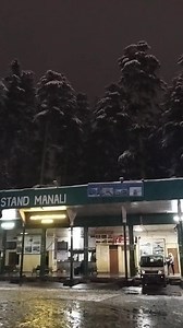 12K views · 2.5K reactions | Manali bus stand and snowfall. | Manali | Facebook