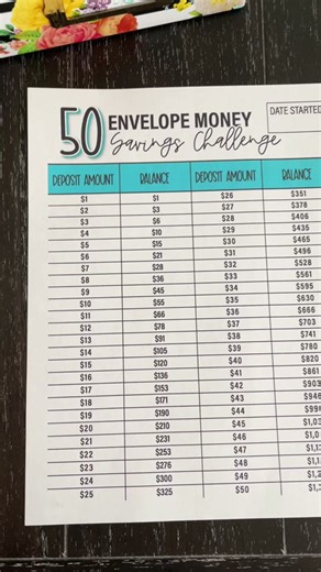Money Saving Challenge Ideas: 100 vs 50 Envelope Challenge