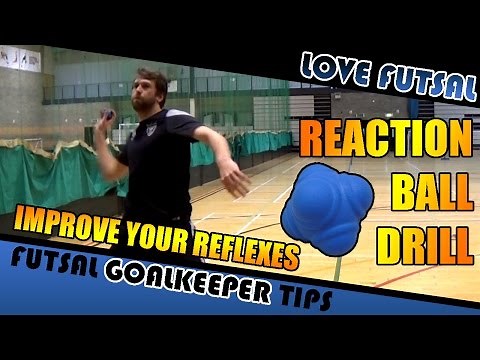 Reaction Ball Drill - How to Improve your Futsal / Football / Soccer Goalkeeping