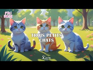 🎵 Trois Petits Chats – Chanson pour Enfants 🎶 comptines educatives