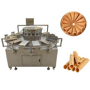 [Hot Item] Ice Cream Cone Making Machine Waffles Roll Wafer Egg Biscuit Roll Machine