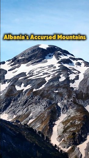 I hiked 20km into the "Accursed Mountains." Theth - Valbona, Albania 🏔️ #RawTravel 🇦🇱