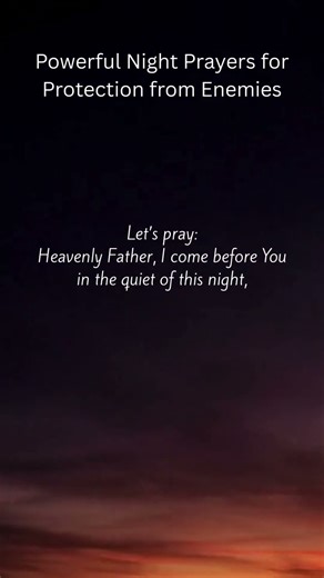 Powerful Night Prayers For Protection From Enemies#NightPrayer #PrayerForProtection#SpiritualWarfare