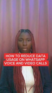 HOW TO USE LESS DATA ON WHATSAPP VOICE AND VIDEO CALLS#exploremore#explore#africa#the-world#techtok#technology#google#chrome#facebookreels# | Braincotech Hub Empire