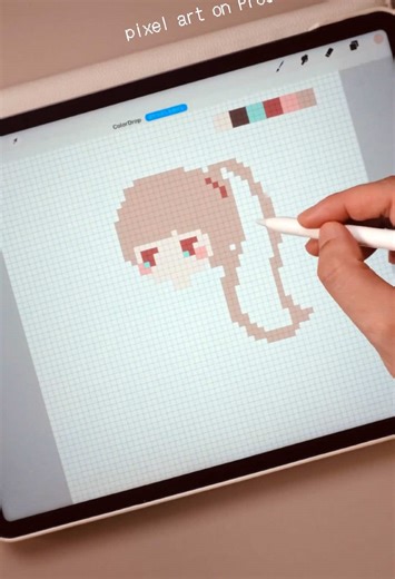 Procreateでドット絵を描く方法