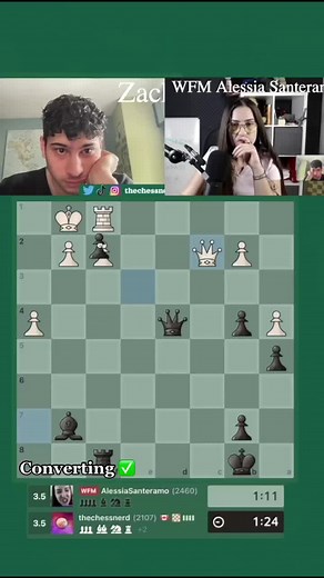 Even winning endgames at not so easy! #chess #chesstok