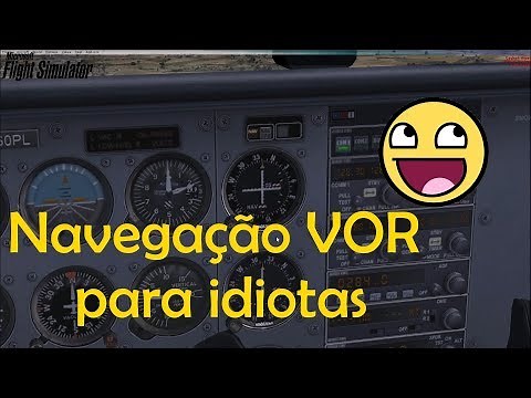 FSX for beginners: VOR navigation (tutorial in Portuguese)