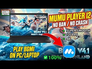 HOW TO PLAY BGMI IN PC/LAPTOP | SHORT GUIDE | NO BAN | SUPER SMOOTH +120FPS | BGMI 4.1 Update