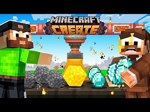 Making a POTION FACTORY in Minecraft Create