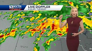 Alabama's weather: Rain and storms are likely at times on Tuesday, with warmer weather leading into the weekend.