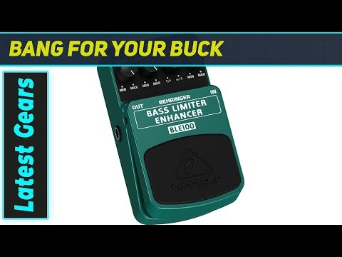 Behringer BLE100: The Essential Bass Limiter Enhancer for Smoother Tone!