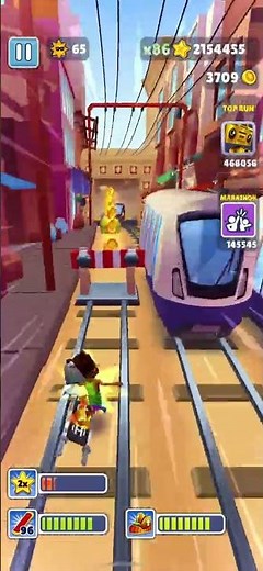 🔥 Subway Surfer Rome Gameplay Insane Speed Run💰 #shorts #subway surfer