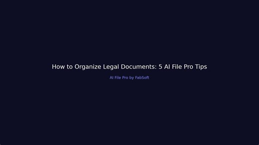 A Tutorial Or Guide Video That Showcases Specific Use Cases Or Workflows For AI File Pro, Such As Or