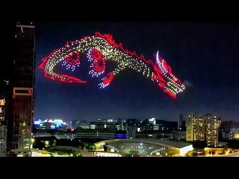 Video of the Day: Dragon drone show in China