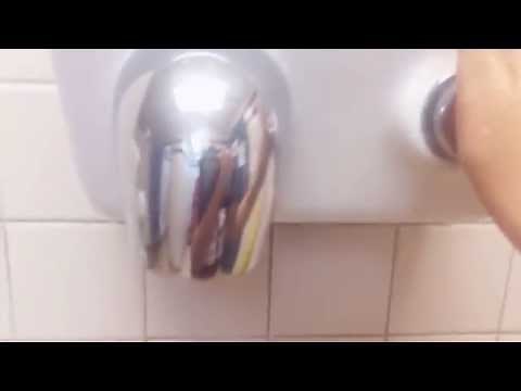 World Hand Dryer Model A5 Push Button At Burger King In Hidalgo, TX