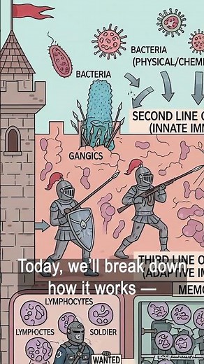 How the Immune System Works #ImmuneSystem #Immunity #Biology #ScienceExplained #ScienceFacts