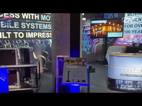 ISE 2025: Mott Mobile Systeme Shows Off Dinizia, a Modular Tripod Column for Stage Lighting, Video