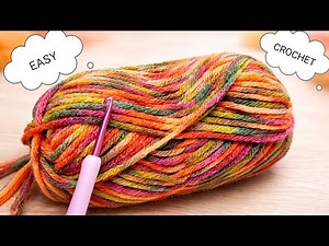 2-Row Crochet Pattern! A Simple and Beautiful Stitch! Full Tutorial Video