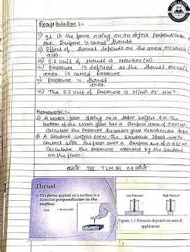 Class 9 Science Lesson Plan | Ch 10: Gravitation – Part 4 | Thrust & Pressure | B.Ed. #lessonplan 📔📝