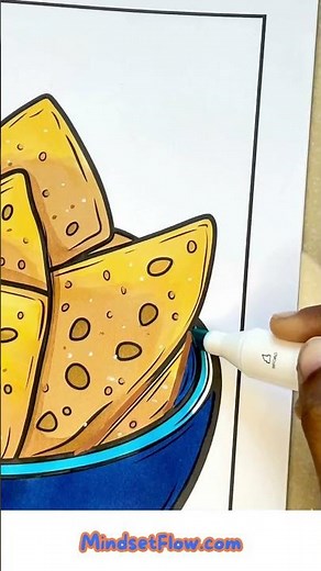 Crunch Into Creativity! Get Your Flavor Frenzy Food Coloring Book! Instant Fun!