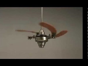 Air Shadow Ceiling Fan by Fanimation with Retractable Blades and Pewter Finish