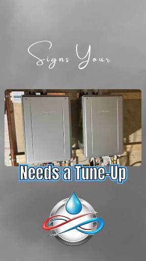 🔥 𝗦𝗶𝗴𝗻𝘀 𝗬𝗼𝘂𝗿 𝗧𝗮𝗻𝗸𝗹𝗲𝘀𝘀 𝗡𝗲𝗲𝗱𝘀 𝗮 𝗧𝘂𝗻𝗲-𝗨𝗽 🔥 If your tankless water heater isn’t performing like it used to, it may be time for service. Common signs include: ✔ Lukewarm or inconsistent water ✔ Hot water cutting out mid-shower ✔ Error codes or warning lights ✔ Unusual noises A simple tune-up can restore performance and help prevent costly breakdowns — especially during winter. 📞 𝗖𝗮𝗹𝗹 𝗼𝗿 𝘁𝗲𝘅𝘁 𝟴𝟬𝟭-𝟱𝟱𝟰-𝟳𝟵𝟭𝟵 to schedule your tankless service today. #Tan