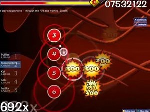 osu! - Through The Fire And Flames (Video)