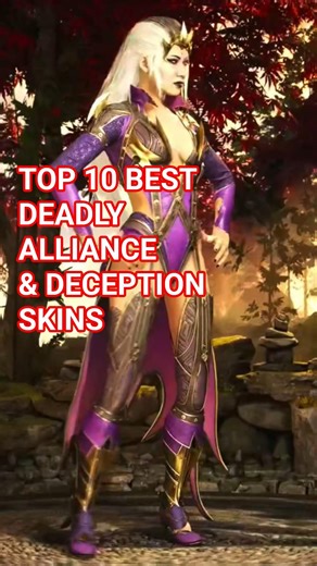 TOP 10 BEST DEADLY ALLIANCE & DECEPTION SKINS! (MK1)