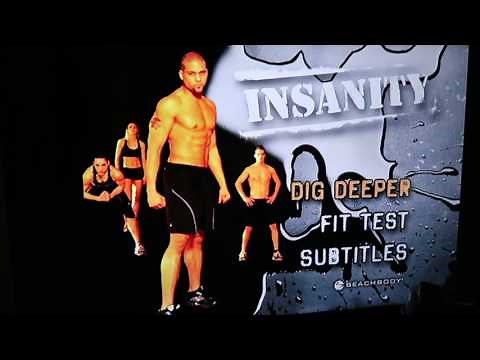 Insanity Workout Day 1 - Fit Test