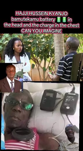 HAJJI HUSSEIN KYANJO bamutekamu battery 🔋🔋 in the head and the charge in the chest CAN YOU IMAGINE #ugandatiktok #for #uganda #fyp #protestvoteug2026
