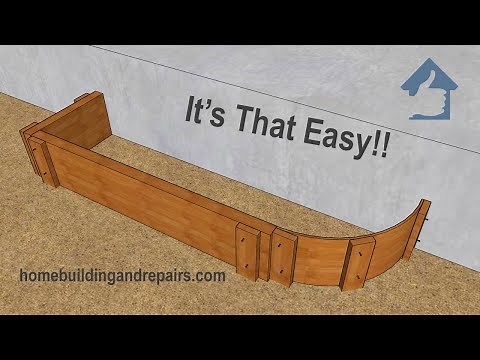 Easy Way To Form Quarter Round Concrete Step For Do It Yourselfer's Like YOU