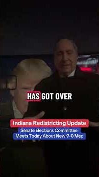 Indiana Redistricting Update: Senate Elections Committee Meets Today About New 9-0 Map