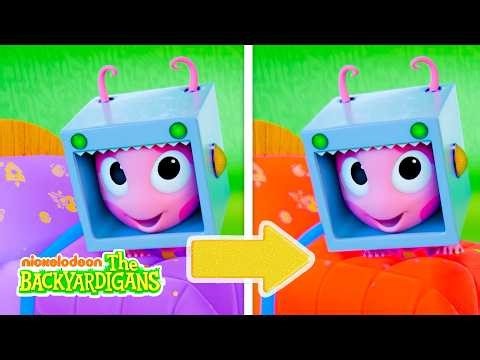 Uniqua Becomes A Robot! Spot the Difference | The Backyardigans