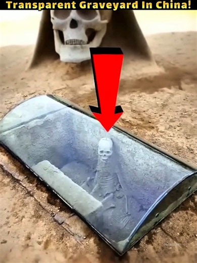 Transparent Graveyard In China! #Allislamic786 #kabar #islamicvideo #transparent #facts #shorts