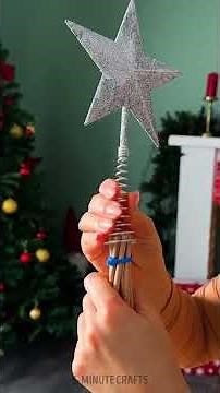 Reuse and create festive decorations 🎄