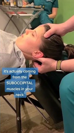 MIGRAINES are not coming from your head...it's the SUBOCCIPITAL muscles in your NECK!!!