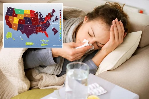 Flu cases are highest in these US states — see map showing ‘elevated’ activity