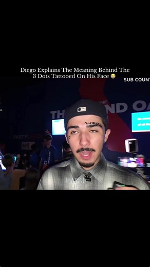 @diego.aarriaga Explains The Meaning Behind The 3 Dots Tattooed On His Face 😭 . #diegoaarriaga #fyp #fypシ #streamer #wendyortiz