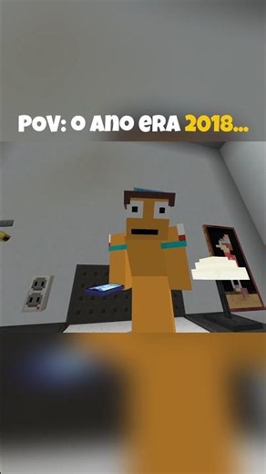 ISSO DAVA UM MEDO 😱 #minecraft #shorts