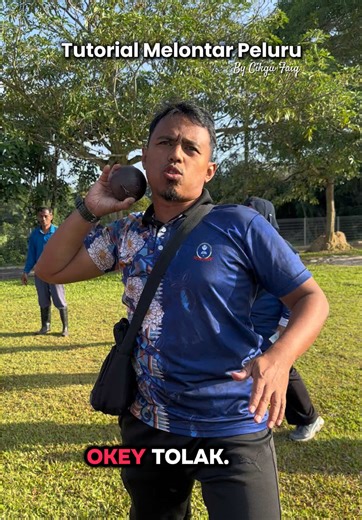 Tutorial Melontar Peluru by Cikgu Faiq ✨ #lontarpeluru #sukan #sekolah