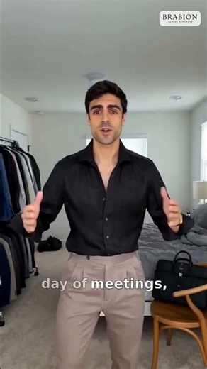 Men’s Minimalist One-Piece Collar Dress Shirt